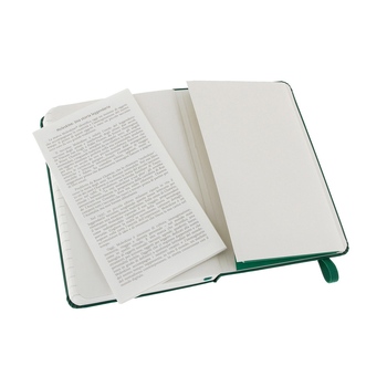 Записная книжка Moleskine Classic (в линейку) в твердой обложке, Pocket (9x14см), зеленый