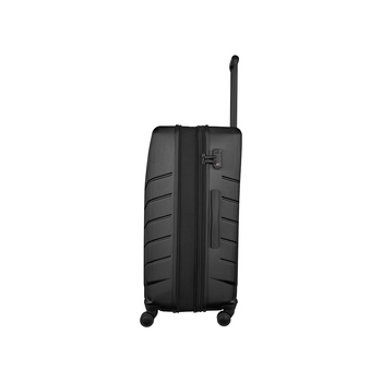 Чемодан WENGER Pegasus, черный, поликарбонат+АБС-пластик, большой, 52х76х30 см, 99 л.