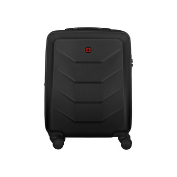 Чемодан WENGER Prymo, чёрный, малый, 40х55х20 см, 36 л, ABS+PC