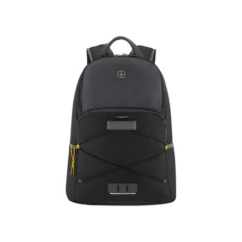 Рюкзак WENGER Trayl 15.6", чёрный, переработанный ПЭТ, 34 x 20 x 45 см, 22 л.