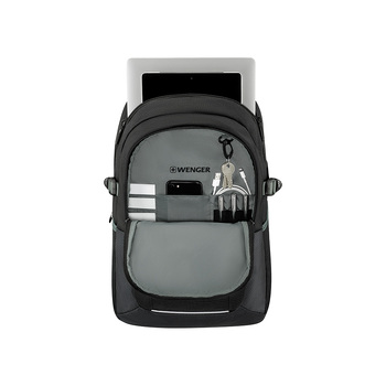 Рюкзак WENGER Ryde 16", черный, полиэстер, 32 x 21 x 47 см, 26 л
