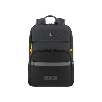 Рюкзак WENGER Move 16", чёрный, переработанный ПЭТ, 33 x 19 x 44 см, 22 л