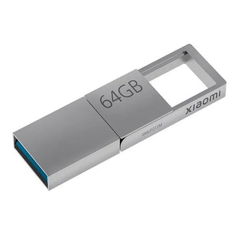 USB 3.0-флешка на 64 Гб с разъемами USB-A и Type-C, серебристый