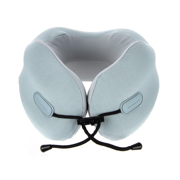 Подушка для путешествий с эффектом памяти Memo "Pillow PRO" M/L English Blue