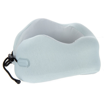 Подушка для путешествий с эффектом памяти Memo "Pillow PRO" M/L English Blue