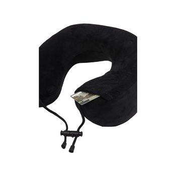 Подушка для путешествий с эффектом памяти Мемо "Bluewinder" Black