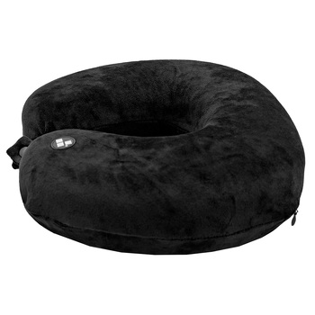 Подушка для путешествий с эффектом памяти Мемо "Drowsy" Black