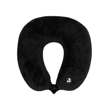 Подушка для путешествий с эффектом памяти Мемо "Drowsy" Black