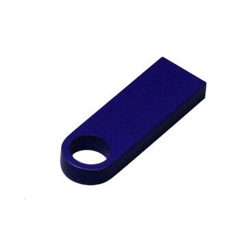 USB 3.0-флешка на 32 Гб с мини чипом и круглым отверстием, синий