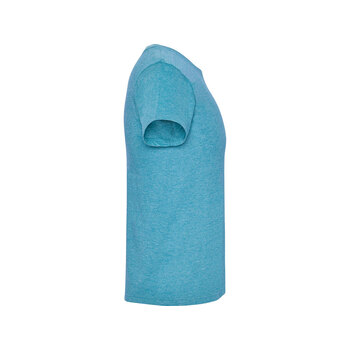 Футболка "Fox" мужская, бирюзовый меланж