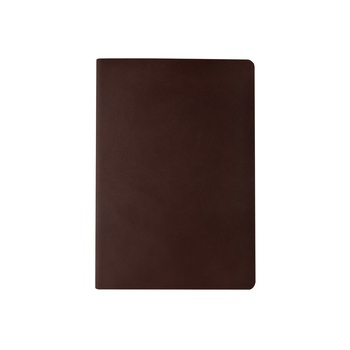 Бизнес тетрадь А5 "Megapolis flex" 60 л. soft touch клетка, коричневый