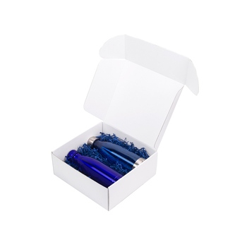 Подарочный набор с термосом и бутылкой «Bottle set», синий