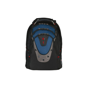 Рюкзак Ibex WENGER 17", черный/синий, полиэстер/ПВХ, 37 x 26 x 47 см, 23 л