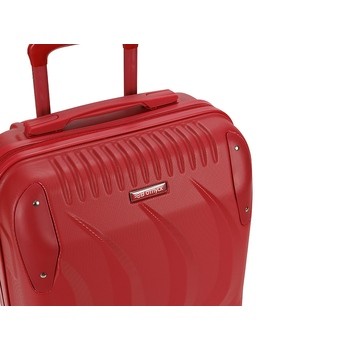 Чемодан TORBER В Отпуск, красный, ABS-пластик, 37 х 25 х 56,5 см, 36 л, 2,5 кг