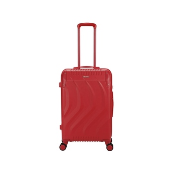 Чемодан TORBER В Отпуск, красный, ABS-пластик, 45 х 27 х 68 см, 63 л, 3,1 кг