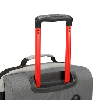 Сумка на колесах TORBER РИТМ, серый, полиэстер 900D с PU покрытием, 49 x 35,5 x 26 см, 35 л