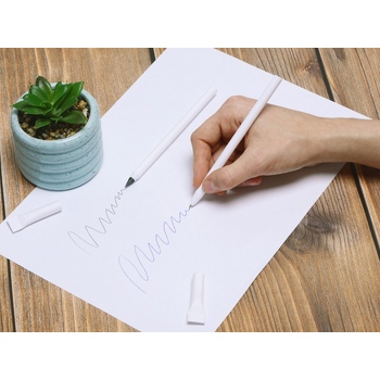 Вечный карандаш из переработанной бумаги "Recycled pencil", белый