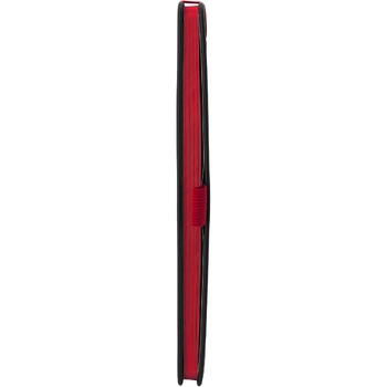 Блокнот "ColorNote Black", твердая обложка A5, 80 листов, черный с красным (Р)
