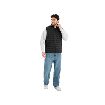 Стеганый жилет "Uniqloud", черный
