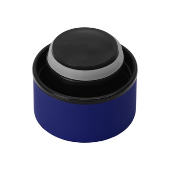 Вакуумная термобутылка "Cask" Waterline, soft touch, 500 мл, синий