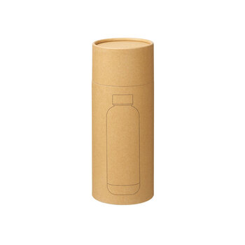 Вакуумная термобутылка "Cask" Waterline, soft touch, 500 мл, тубус, белый
