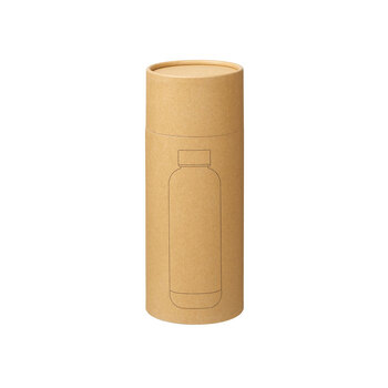 Вакуумная термобутылка "Cask" Waterline, soft touch, 500 мл, тубус, черный