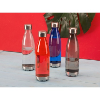 Бутылка для воды "Cogy", 700мл, тритан, сталь, черный