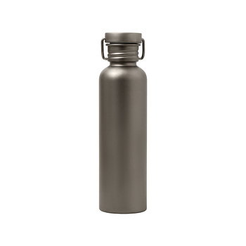 Бутылка для воды из титана "Titan", 750ml, темно-серый