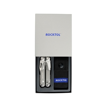 Мультитул Rocktol 19 в 1 с титановыми ручками, нейлоновый чехол, подарочная коробка