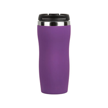 Термокружка "Double wall mug C1", soft touch, 350 мл, фиолетовый (Р)