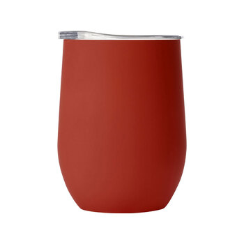 Термокружка "Vacuum mug C1", soft touch, 370мл, красный