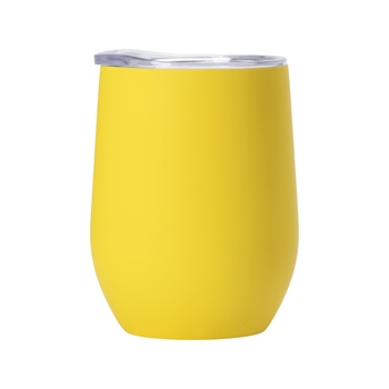Термокружка "Vacuum mug C1", soft touch, 370мл, желтый