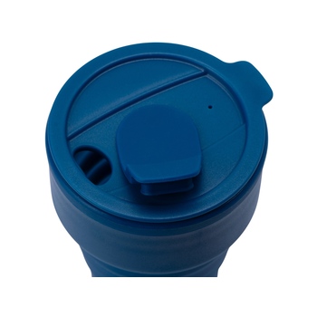 Силиконовый складной стакан "GoCup", индиго