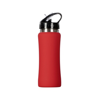 Бутылка для воды "Bottle C1", сталь, soft touch, 600 мл, красный (Р)