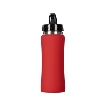 Бутылка для воды "Bottle C1", сталь, soft touch, 600 мл, красный (Р)