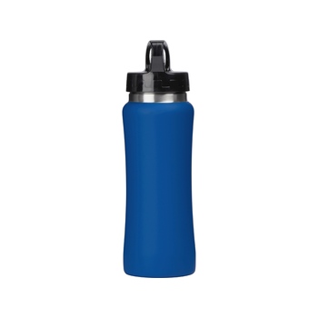 Бутылка для воды "Bottle C1", сталь, soft touch, 600 мл, синий