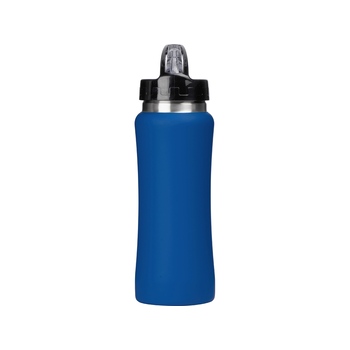 Бутылка для воды "Bottle C1", сталь, soft touch, 600 мл, синий