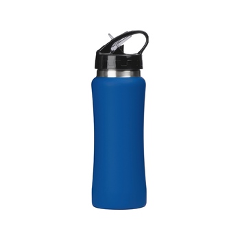 Бутылка для воды "Bottle C1", сталь, soft touch, 600 мл, синий