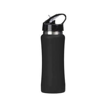 Бутылка для воды "Bottle C1", сталь, soft touch, 600 мл, черный