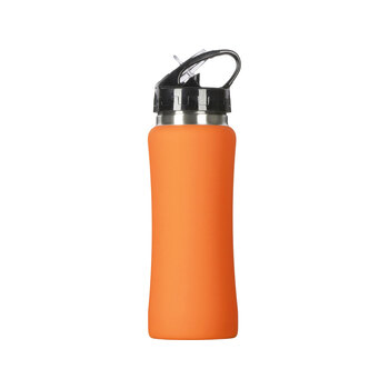 Бутылка для воды "Bottle C1", сталь, soft touch, 600 мл, оранжевый