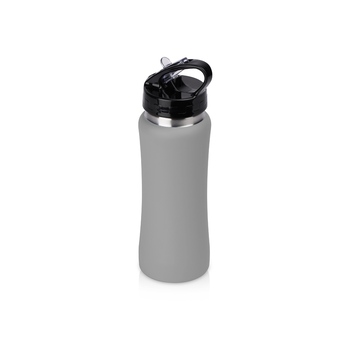 Бутылка для воды "Bottle C1", сталь, soft touch, 600 мл, серый