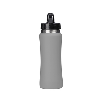 Бутылка для воды "Bottle C1", сталь, soft touch, 600 мл, серый