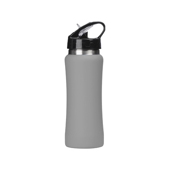 Бутылка для воды "Bottle C1", сталь, soft touch, 600 мл, серый
