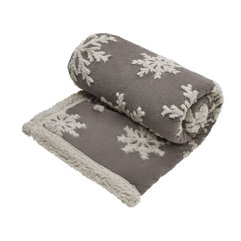 Плед Snowflake новогодний