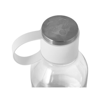 Бутылка для воды 2-в-1 «Dog Bowl Bottle» со съемной миской для питомцев, 1500 мл, белый с гравировкой