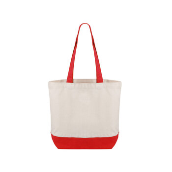Сумка для шоппинга Cotton из переработанного хлопка 280 г, красный