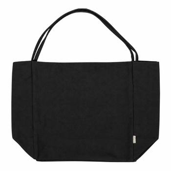 Шоппер-оверсайз Grossbag из переработанного хлопка 340 г, черный