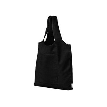 Сумка-шоппер Vest из хлопка 340 г/м2, черный