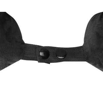 Подушка Basic из микрофибры с эффектом памяти U-shape, черный