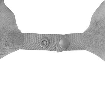 Подушка Basic из микрофибры с эффектом памяти U-shape, серый